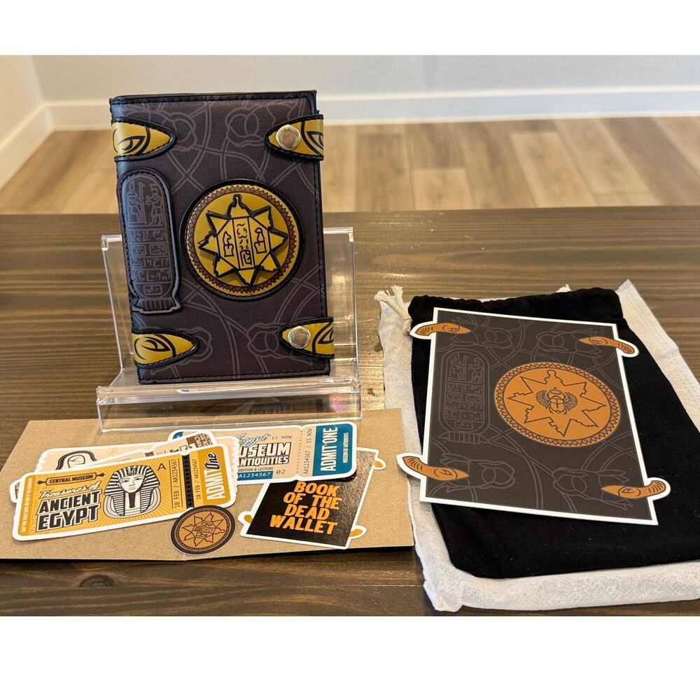 Jenna Craig Design The Mummy Book of the Dead Wallet UK Exclusive NWT